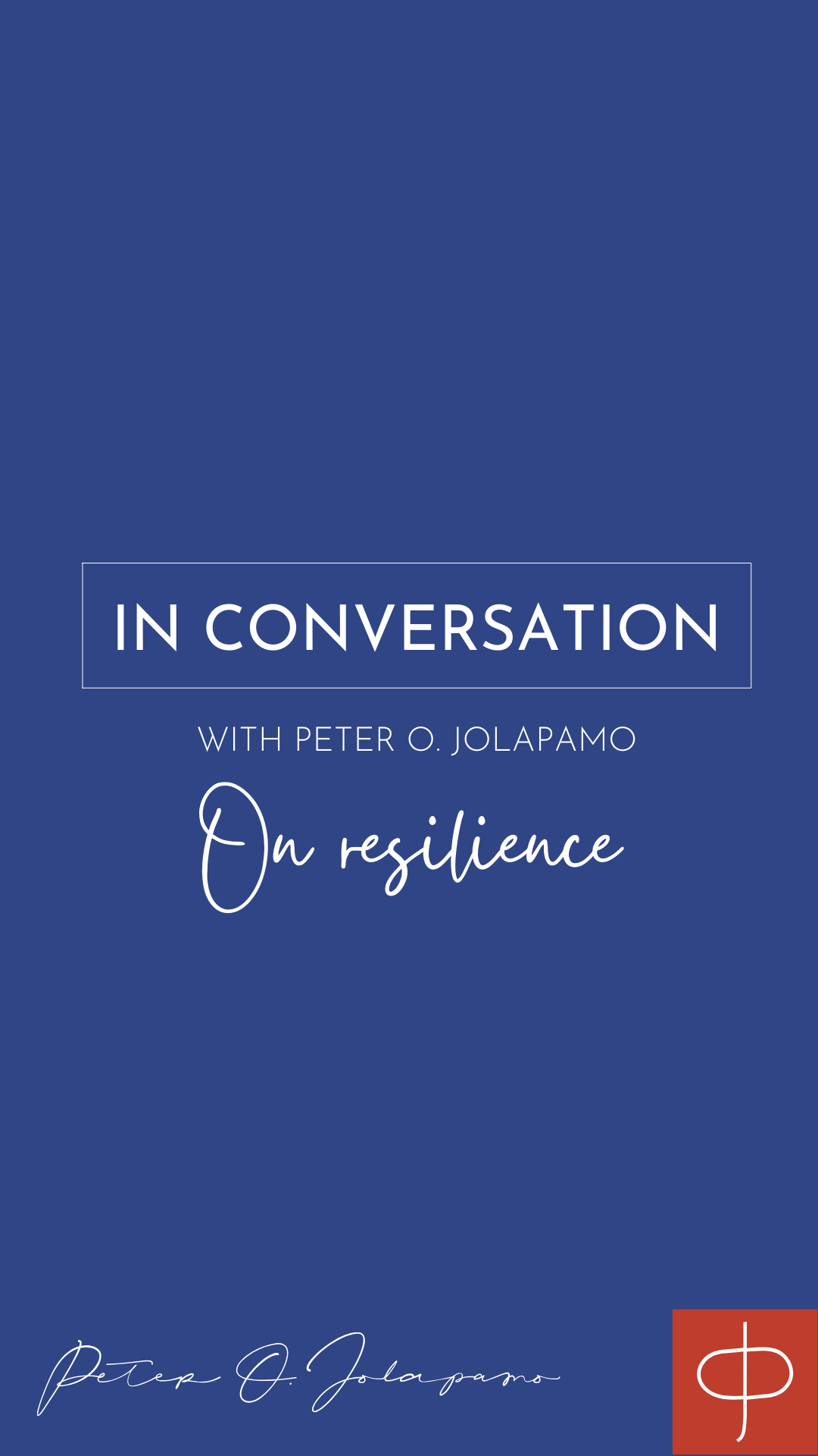 Peter O. Jolapamo on resilience